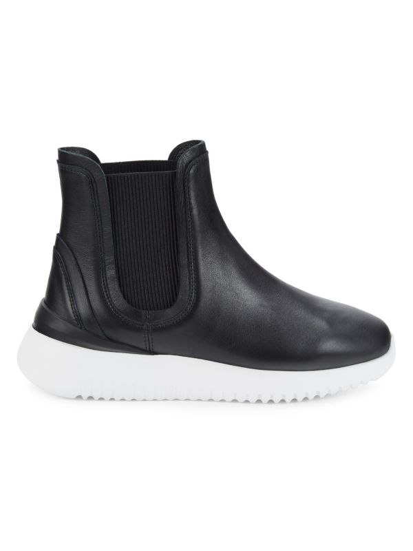 Aquatalia Cristiana Leather Chelsea Boots